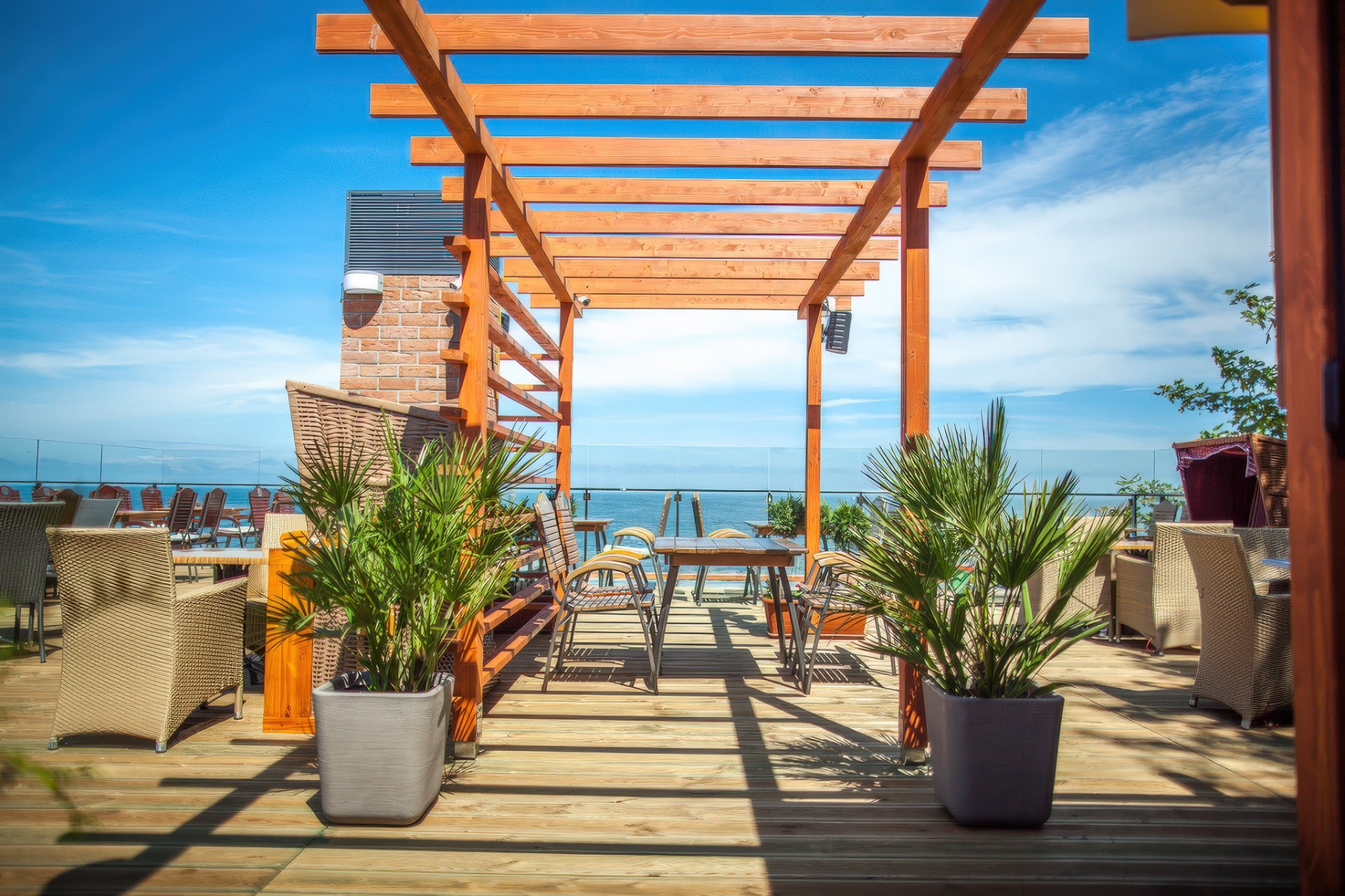 Interior of Restaurant Pergola Kołobrzeg