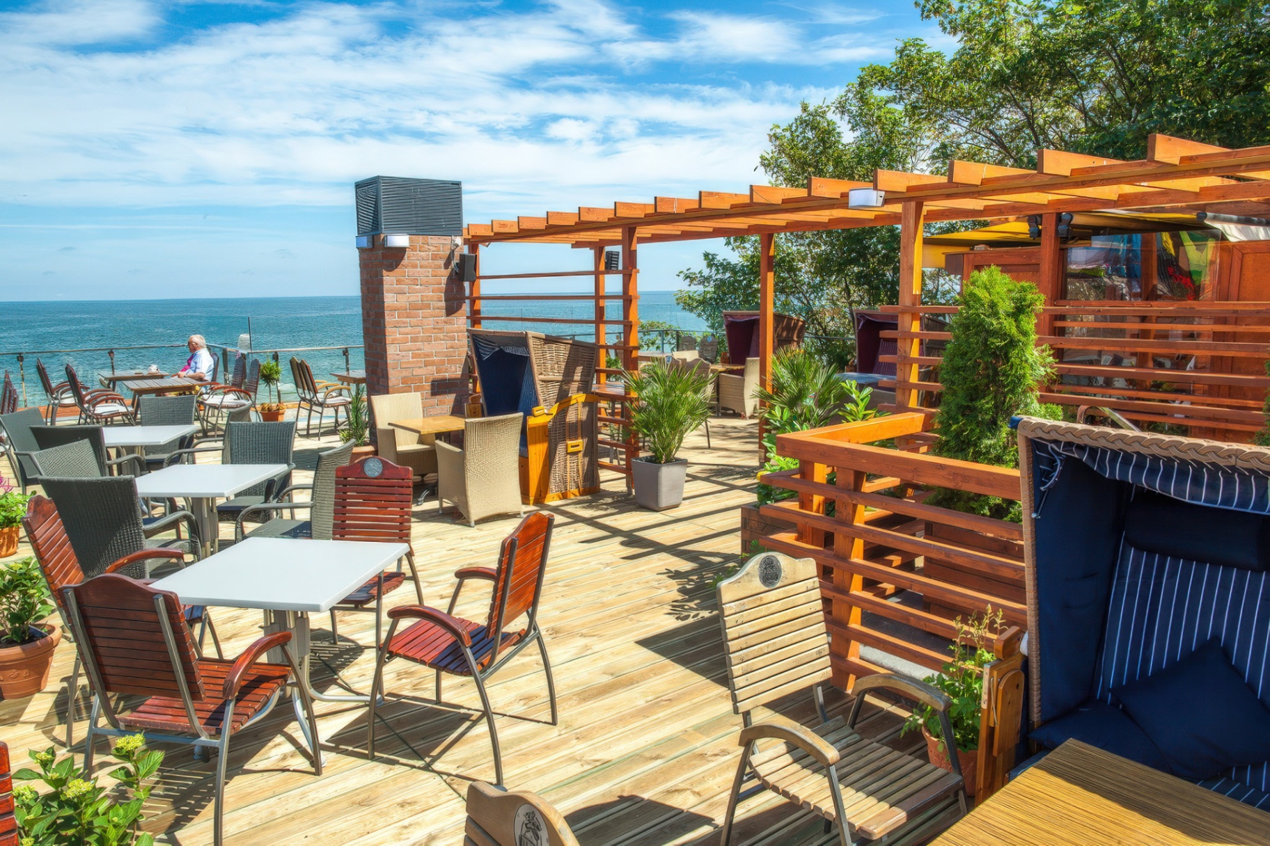 Interior of Restaurant Pergola Kołobrzeg