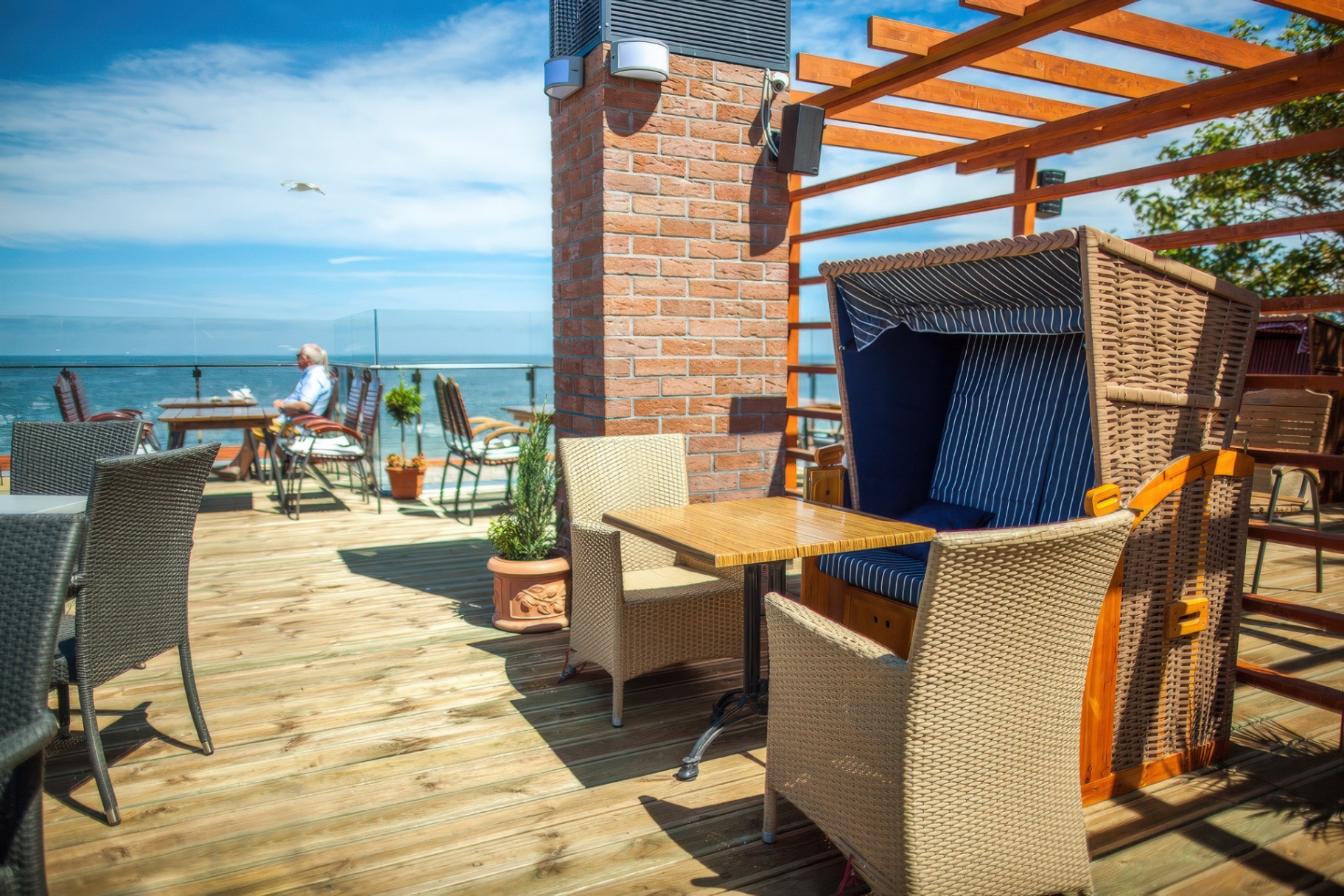 Interior of Restaurant Pergola Kołobrzeg